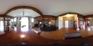 Virtuelle Aufnahme vom Wohnzimmer