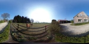 Virtuelle Außenaufnahme eines Resthofes in Laar (Grafschhaft Bentheim)